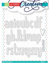 Fustella Sottile Alfabeto con Cucitura Minuscola RU445