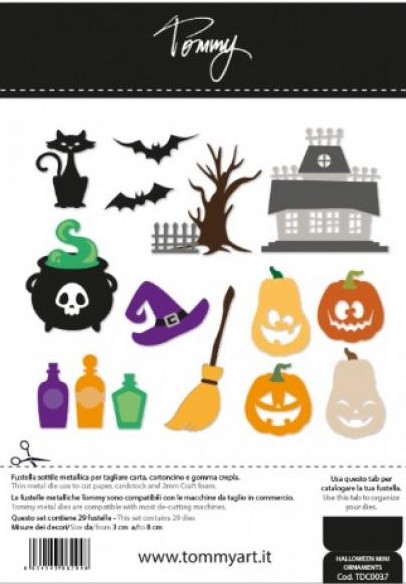 Fustella Sottile Tommy Halloween Mini Ornaments