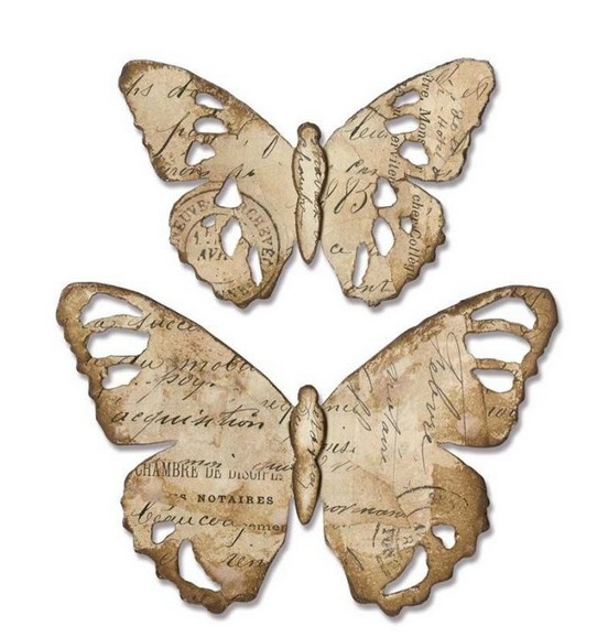 Fustella Sizzix Farfalle Tim Holtz 664166