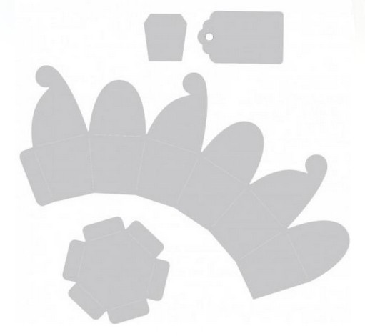 Fustella A4 Sizzix Scatola Esagonale 662994