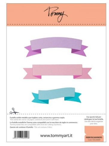 Fustella Sottile Tommy Ribbon Banners