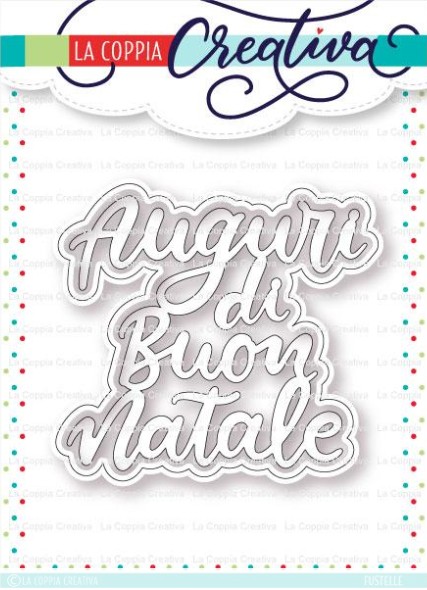 Fustella sottile Auguri di Buon Natale RI350