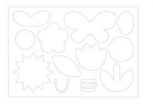 Fustella A4 Sizzix Amici del Giardino 666031