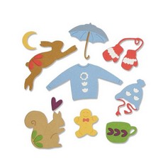 Fustella Sottile Sizzix Elementi Invernali 663412