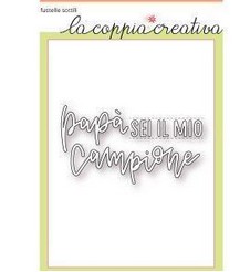 Fustella Sottile Papà Sei Il Mio Campione S38
