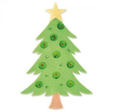 Fustella Sizzix Albero di Natale 665493