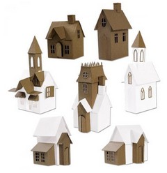 Fustella Sottile Sizzix Villaggio 665564