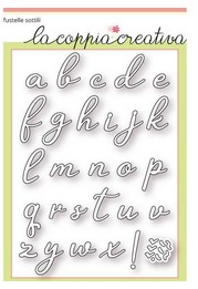 Fustella Sottile Alfabeto Corsivo Minuscolo F37