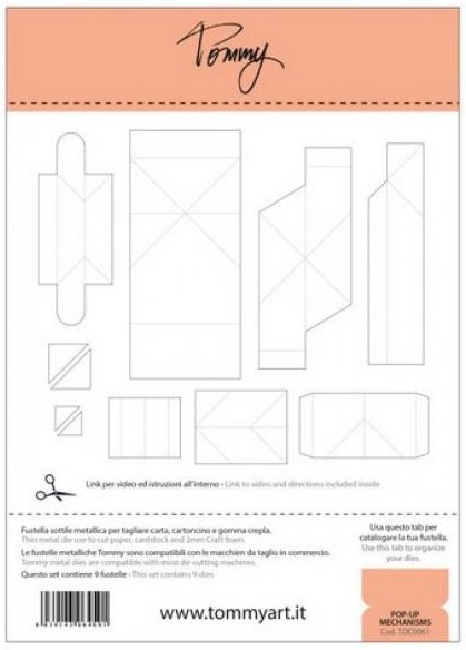 Fustella Sottile Tommy Pop-Up Mechanism