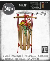 Fustella Sottile Sizzix Slitta 666339