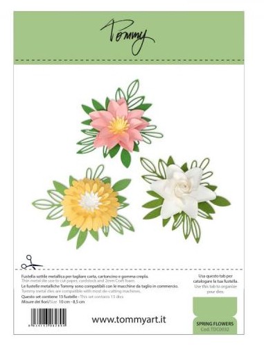 Fustella Sottile Tommy Spring Flowers