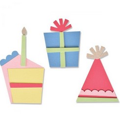 Fustella L Sizzix Oggetti Festa 666029