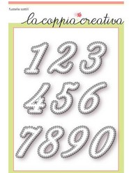 Fustella Sottile Numeri Cuciti F20