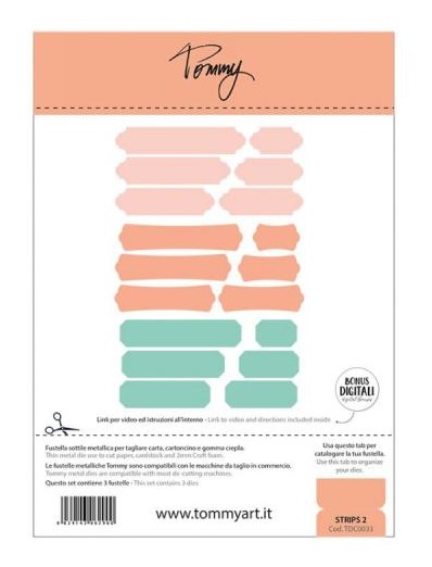 Fustella Sottile con Bonus Digitali Tommy Strips 2