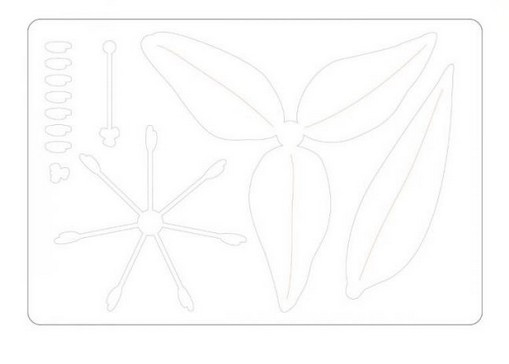 Fustella L Sizzix Giglio 663698