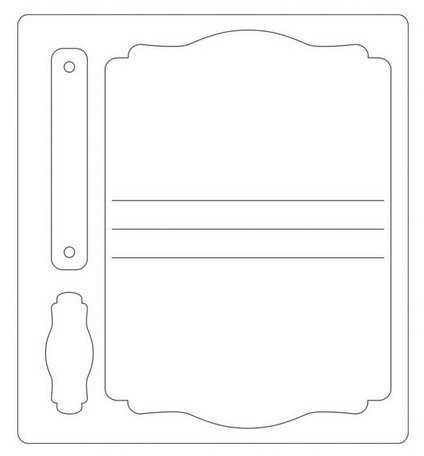 Fustella Sizzix Libricino 666497
