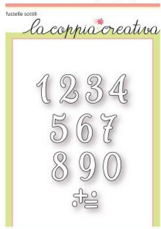 Fustella Sottile Piccoli Numeri F42