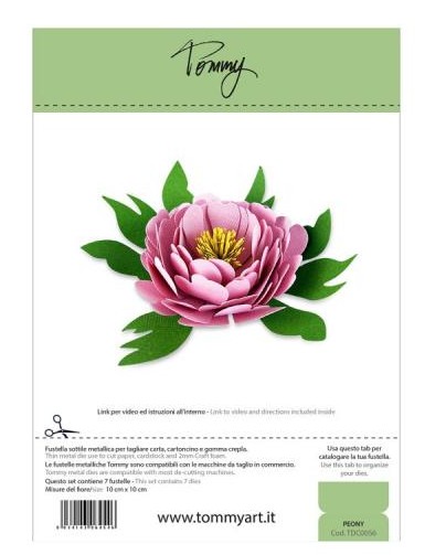Fustella Sottile Tommy Peony