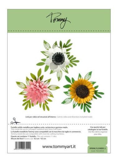 Fustella Sottile Tommy Spring Flowers 2