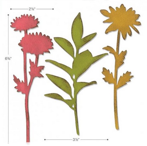 Fustella L Sizzix Fiori 664170