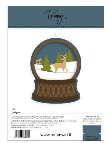 Fustella Sottile Tommy Snowglobe