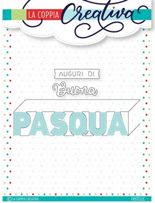 Fustella Sottile Buona Pasqua 3d RI447
