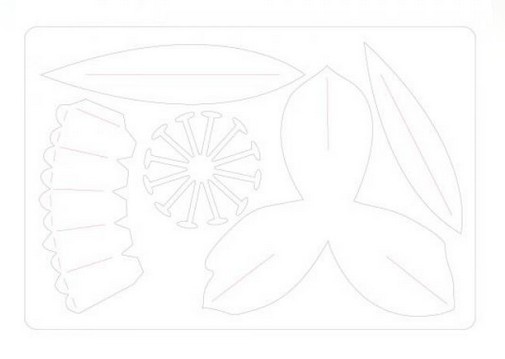 Fustella L Sizzix Narciso 665107