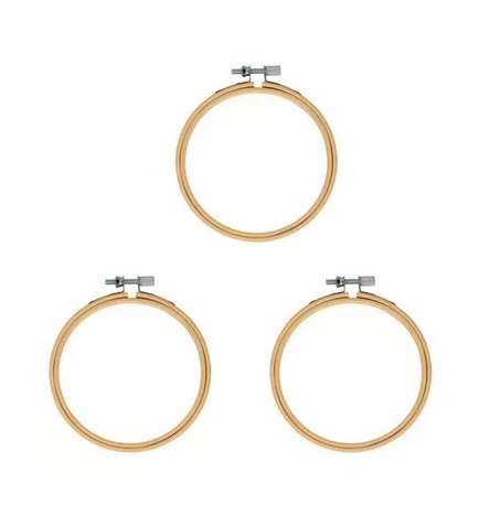 Set 3 Telai Diametro 10cm