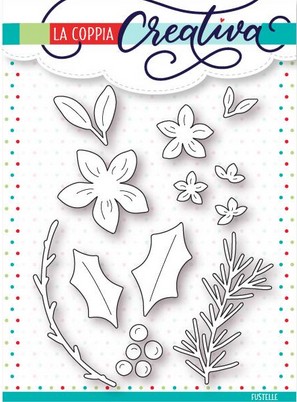 Fustella Sottile Fiori di Natale RU221