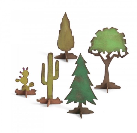 Fustella Sizzix Alberi 661813