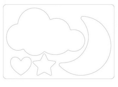 Fustella L Sizzix Luna e Nuvola 665963