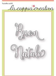 Fustella Sottile Buon Natale S24