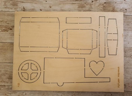 Fustella A4 Artigianale Carriola