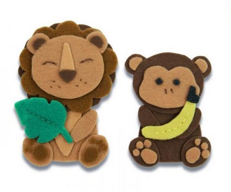 Fustella L Sizzix Leone e Scimmia 663493