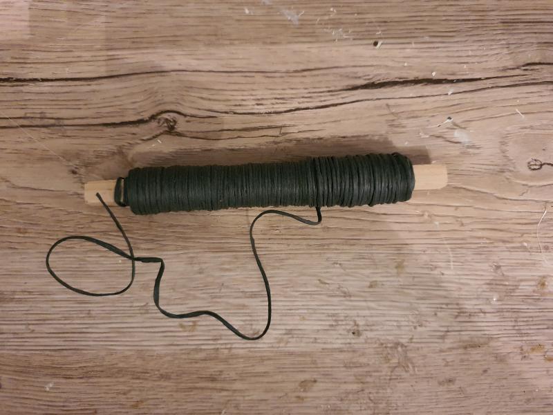 Filo ferro ricoperto verde scuro