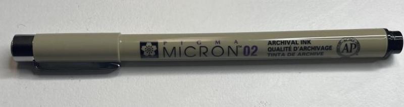 Pennarello Micron nero 1