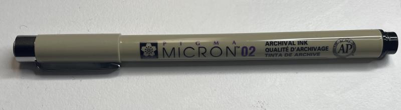 Pennarello Micron nero 01