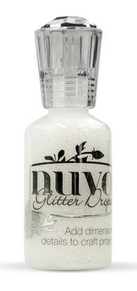 Nuvo • Glitter drops White blizzard