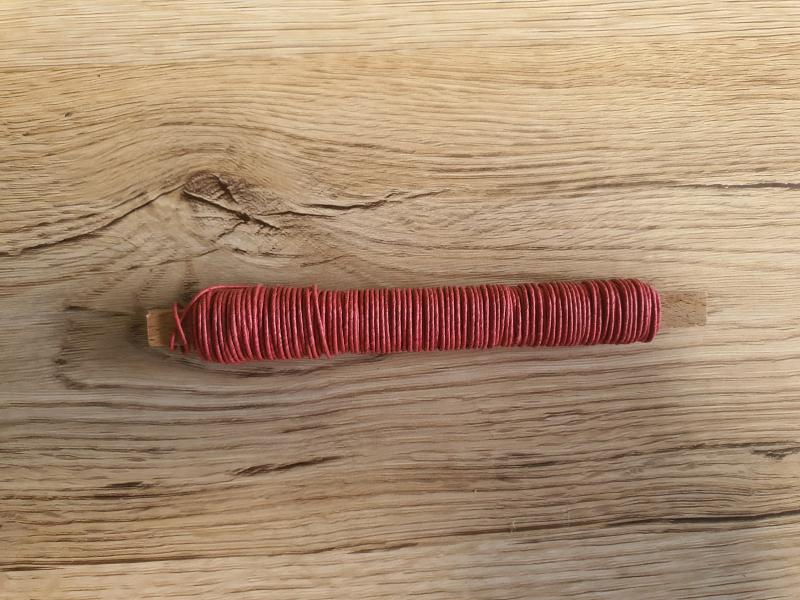 Filo ferro ricoperto rosso