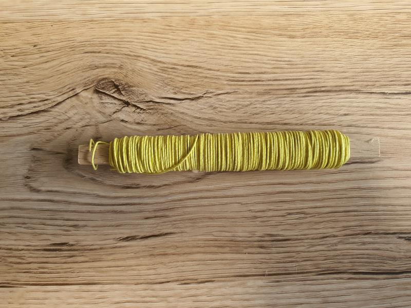 Filo ferro ricoperto giallo