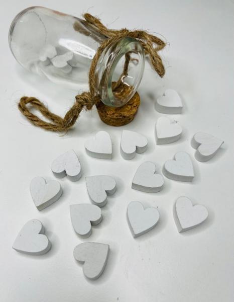 Cuori legno Bianchi