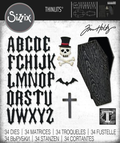 Fustella sottile Vault Coffin Box Sizzix 666680