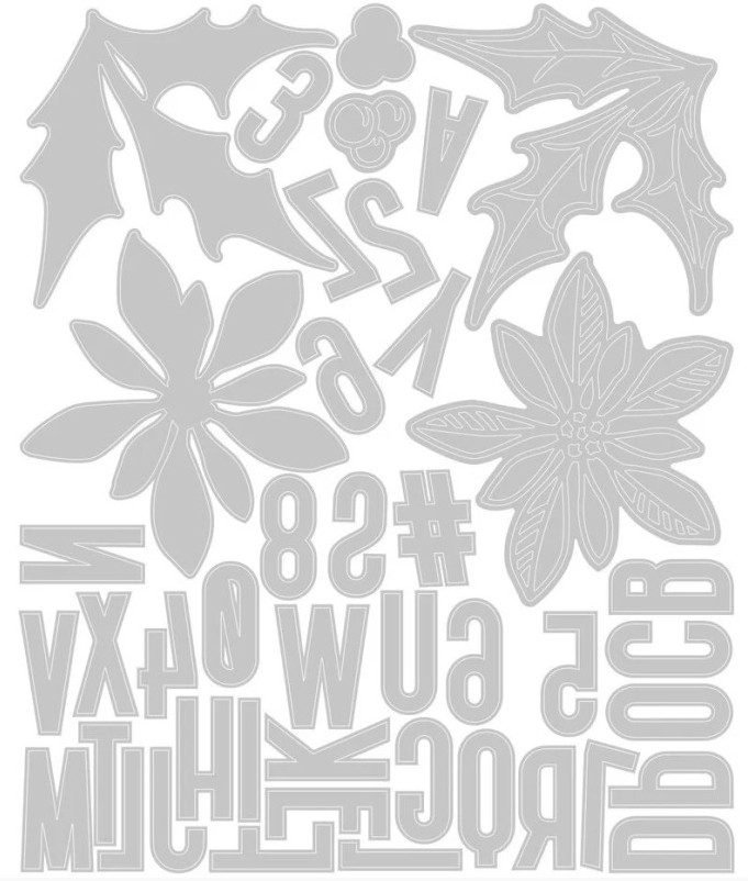 Fustella sottile Vault Seasonal Sketch Sizzix 666719