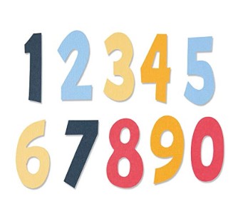 Fustella Numeri Bigz Sizzix 664485