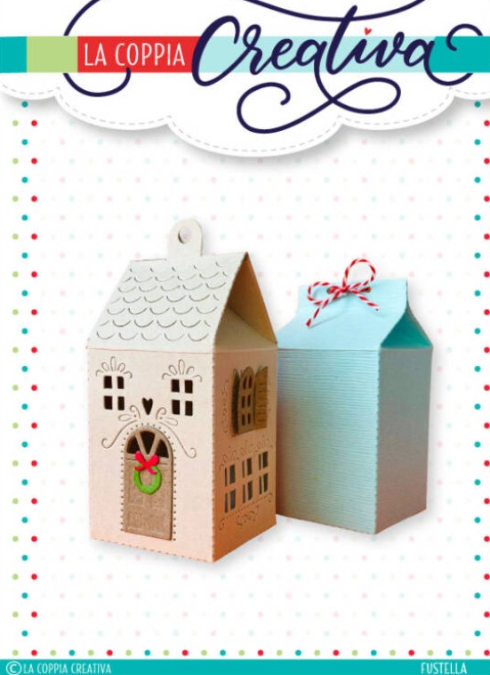 Fustella Sottile Casetta milk Box RU515