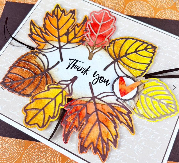 Fustella Sottile Tommy Fall Leaves