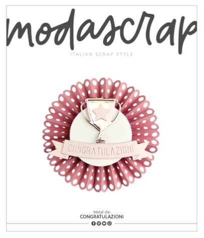 Fustella Sottile Moda Scrap Congratulazioni