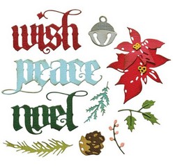 Fustella Sottile Sizzix Natale 666716