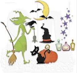 Fustella Sottile Sizzix Halloween 666683