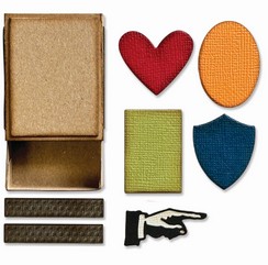 Fustella Sottile Sizzix Vault Matchbox 666604